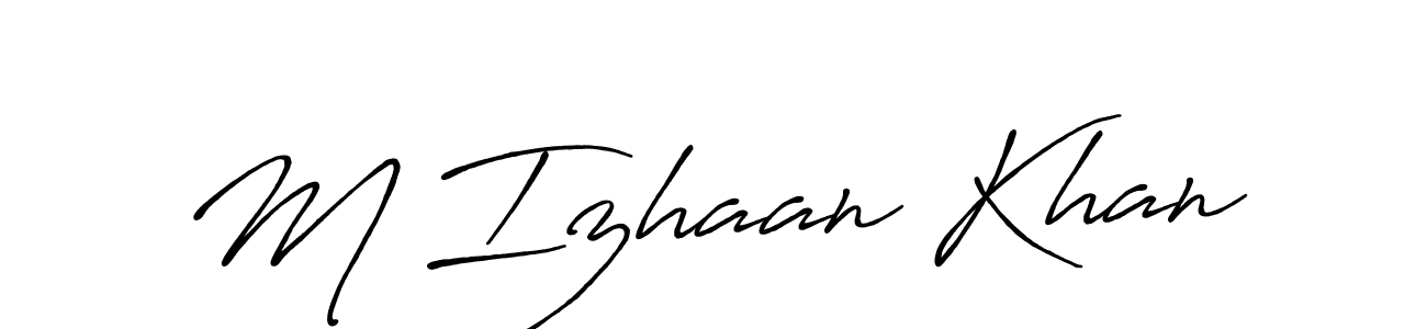 Here are the top 10 professional signature styles for the name M Izhaan Khan. These are the best autograph styles you can use for your name. M Izhaan Khan signature style 7 images and pictures png