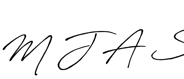Also You can easily find your signature by using the search form. We will create M J A S name handwritten signature images for you free of cost using Antro_Vectra_Bolder sign style. M J A S signature style 7 images and pictures png