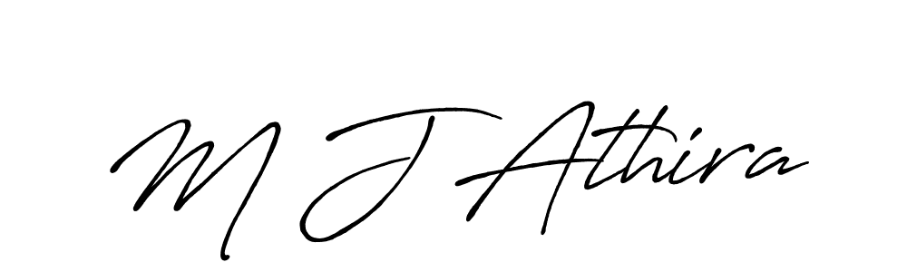 Here are the top 10 professional signature styles for the name M J Athira. These are the best autograph styles you can use for your name. M J Athira signature style 7 images and pictures png