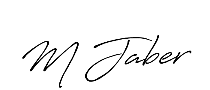 Make a beautiful signature design for name M Jaber. Use this online signature maker to create a handwritten signature for free. M Jaber signature style 7 images and pictures png