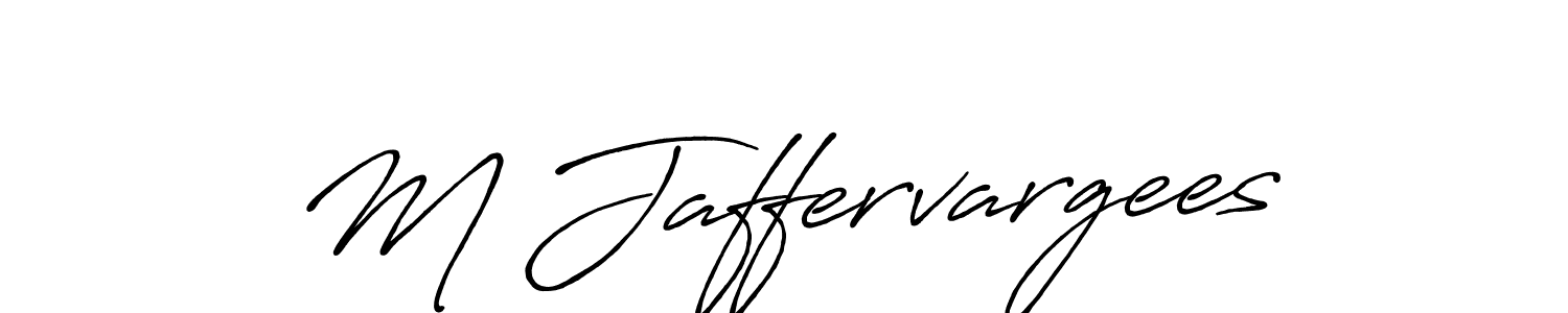 It looks lik you need a new signature style for name M Jaffervargees. Design unique handwritten (Antro_Vectra_Bolder) signature with our free signature maker in just a few clicks. M Jaffervargees signature style 7 images and pictures png