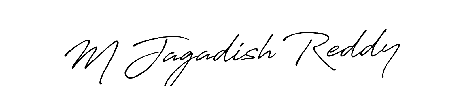 if you are searching for the best signature style for your name M Jagadish Reddy. so please give up your signature search. here we have designed multiple signature styles  using Antro_Vectra_Bolder. M Jagadish Reddy signature style 7 images and pictures png