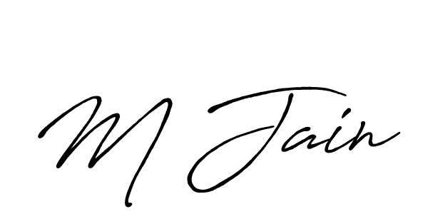 How to Draw M Jain signature style? Antro_Vectra_Bolder is a latest design signature styles for name M Jain. M Jain signature style 7 images and pictures png