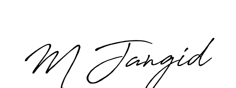 Make a beautiful signature design for name M Jangid. Use this online signature maker to create a handwritten signature for free. M Jangid signature style 7 images and pictures png