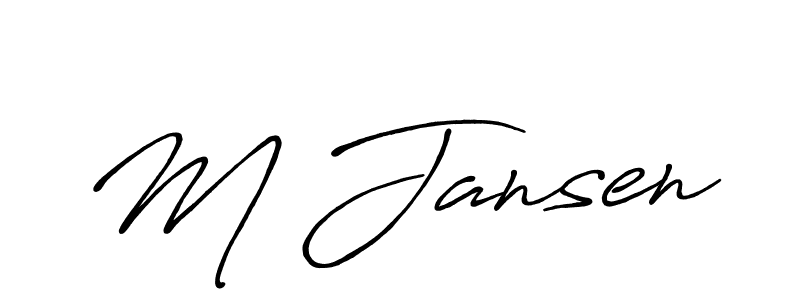 Once you've used our free online signature maker to create your best signature Antro_Vectra_Bolder style, it's time to enjoy all of the benefits that M Jansen name signing documents. M Jansen signature style 7 images and pictures png