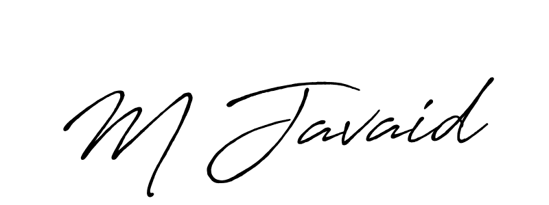 How to make M Javaid signature? Antro_Vectra_Bolder is a professional autograph style. Create handwritten signature for M Javaid name. M Javaid signature style 7 images and pictures png