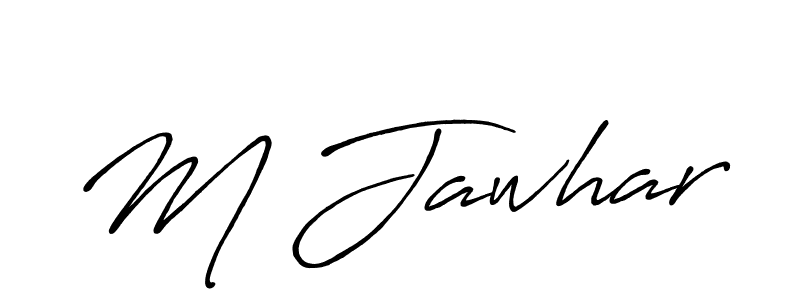 You can use this online signature creator to create a handwritten signature for the name M Jawhar. This is the best online autograph maker. M Jawhar signature style 7 images and pictures png