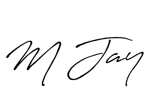 Best and Professional Signature Style for M Jay. Antro_Vectra_Bolder Best Signature Style Collection. M Jay signature style 7 images and pictures png