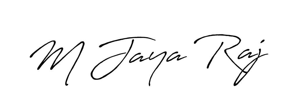 It looks lik you need a new signature style for name M Jaya Raj. Design unique handwritten (Antro_Vectra_Bolder) signature with our free signature maker in just a few clicks. M Jaya Raj signature style 7 images and pictures png