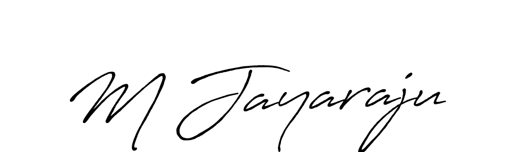 M Jayaraju stylish signature style. Best Handwritten Sign (Antro_Vectra_Bolder) for my name. Handwritten Signature Collection Ideas for my name M Jayaraju. M Jayaraju signature style 7 images and pictures png