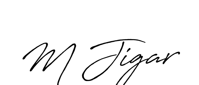 Make a beautiful signature design for name M Jigar. Use this online signature maker to create a handwritten signature for free. M Jigar signature style 7 images and pictures png