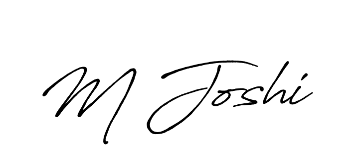 Also You can easily find your signature by using the search form. We will create M Joshi name handwritten signature images for you free of cost using Antro_Vectra_Bolder sign style. M Joshi signature style 7 images and pictures png