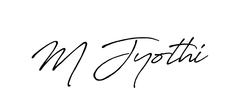 It looks lik you need a new signature style for name M Jyothi. Design unique handwritten (Antro_Vectra_Bolder) signature with our free signature maker in just a few clicks. M Jyothi signature style 7 images and pictures png