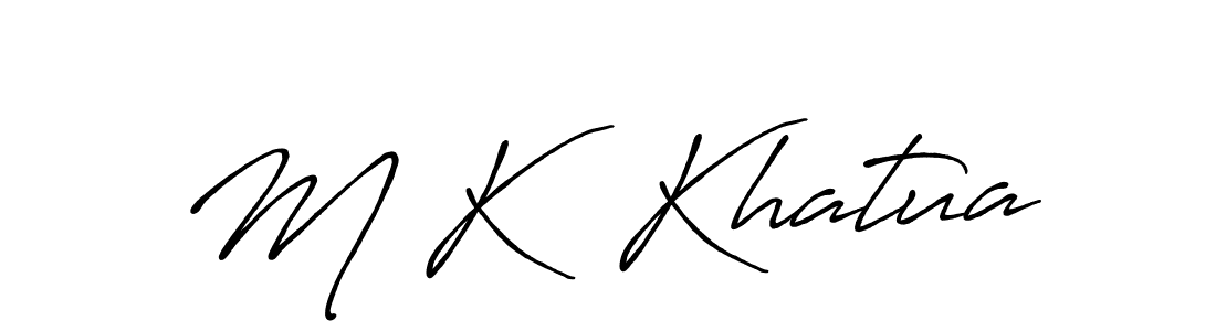 Make a beautiful signature design for name M K  Khatua. Use this online signature maker to create a handwritten signature for free. M K  Khatua signature style 7 images and pictures png