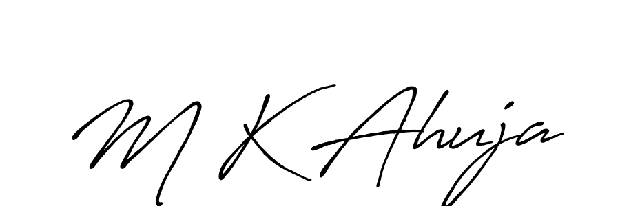 Here are the top 10 professional signature styles for the name M K Ahuja. These are the best autograph styles you can use for your name. M K Ahuja signature style 7 images and pictures png