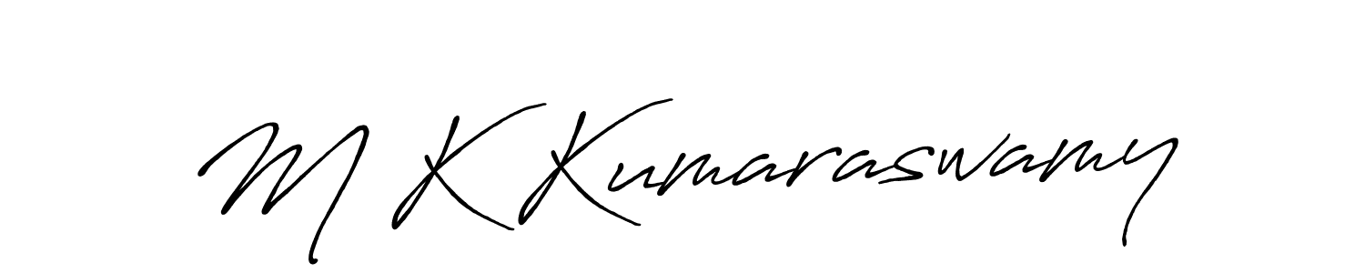 Antro_Vectra_Bolder is a professional signature style that is perfect for those who want to add a touch of class to their signature. It is also a great choice for those who want to make their signature more unique. Get M K Kumaraswamy name to fancy signature for free. M K Kumaraswamy signature style 7 images and pictures png