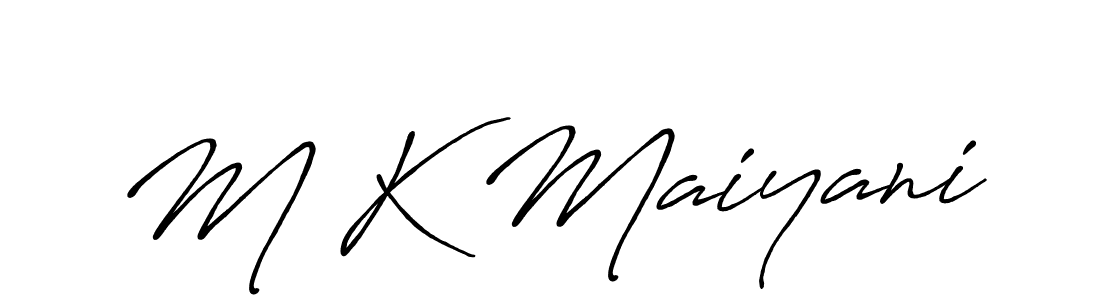 You can use this online signature creator to create a handwritten signature for the name M K Maiyani. This is the best online autograph maker. M K Maiyani signature style 7 images and pictures png