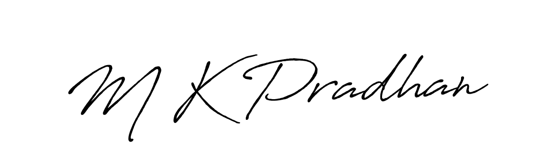 You should practise on your own different ways (Antro_Vectra_Bolder) to write your name (M K Pradhan) in signature. don't let someone else do it for you. M K Pradhan signature style 7 images and pictures png
