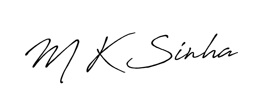 if you are searching for the best signature style for your name M K Sinha. so please give up your signature search. here we have designed multiple signature styles  using Antro_Vectra_Bolder. M K Sinha signature style 7 images and pictures png