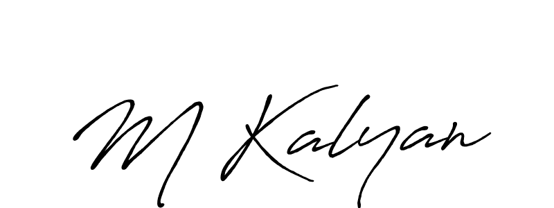 Make a beautiful signature design for name M Kalyan. Use this online signature maker to create a handwritten signature for free. M Kalyan signature style 7 images and pictures png