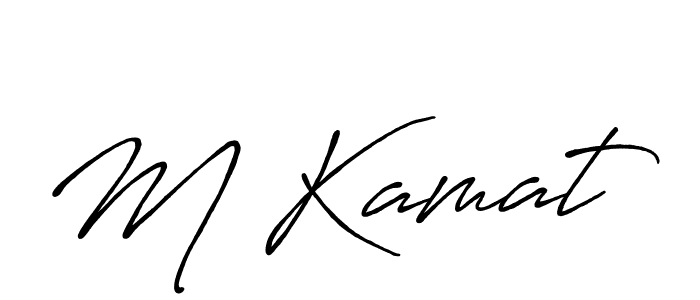 Once you've used our free online signature maker to create your best signature Antro_Vectra_Bolder style, it's time to enjoy all of the benefits that M Kamat name signing documents. M Kamat signature style 7 images and pictures png