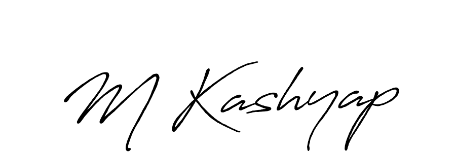 Also You can easily find your signature by using the search form. We will create M Kashyap name handwritten signature images for you free of cost using Antro_Vectra_Bolder sign style. M Kashyap signature style 7 images and pictures png