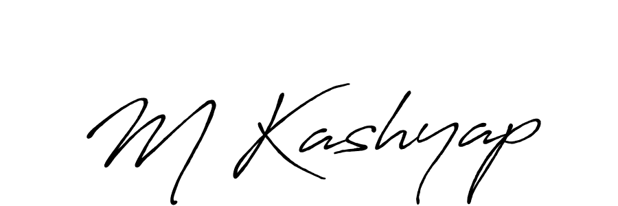 if you are searching for the best signature style for your name M Kashyap. so please give up your signature search. here we have designed multiple signature styles  using Antro_Vectra_Bolder. M Kashyap signature style 7 images and pictures png