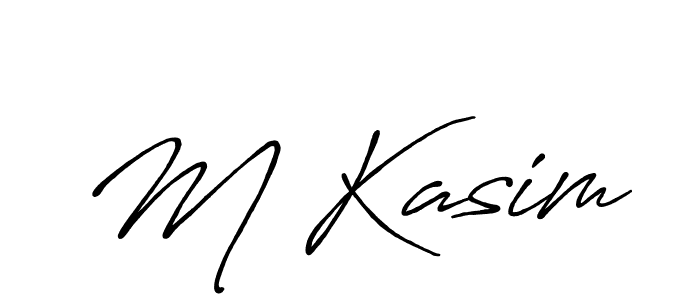 Use a signature maker to create a handwritten signature online. With this signature software, you can design (Antro_Vectra_Bolder) your own signature for name M Kasim. M Kasim signature style 7 images and pictures png