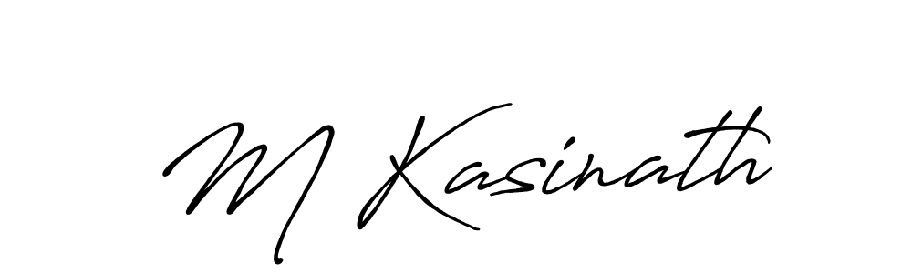 It looks lik you need a new signature style for name M Kasinath. Design unique handwritten (Antro_Vectra_Bolder) signature with our free signature maker in just a few clicks. M Kasinath signature style 7 images and pictures png