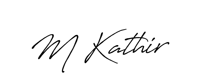 Best and Professional Signature Style for M Kathir. Antro_Vectra_Bolder Best Signature Style Collection. M Kathir signature style 7 images and pictures png