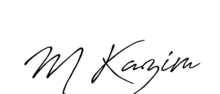 Similarly Antro_Vectra_Bolder is the best handwritten signature design. Signature creator online .You can use it as an online autograph creator for name M Kazim. M Kazim signature style 7 images and pictures png