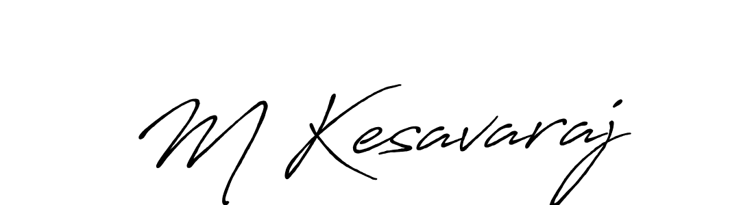 How to make M Kesavaraj signature? Antro_Vectra_Bolder is a professional autograph style. Create handwritten signature for M Kesavaraj name. M Kesavaraj signature style 7 images and pictures png