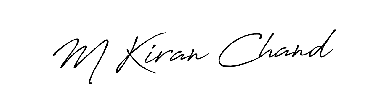 This is the best signature style for the M Kiran Chand name. Also you like these signature font (Antro_Vectra_Bolder). Mix name signature. M Kiran Chand signature style 7 images and pictures png