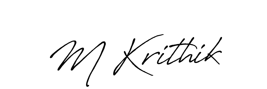 Best and Professional Signature Style for M Krithik. Antro_Vectra_Bolder Best Signature Style Collection. M Krithik signature style 7 images and pictures png