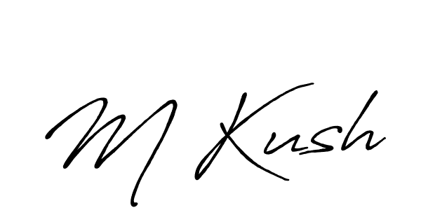 It looks lik you need a new signature style for name M Kush. Design unique handwritten (Antro_Vectra_Bolder) signature with our free signature maker in just a few clicks. M Kush signature style 7 images and pictures png