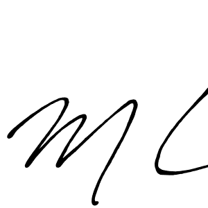 How to make M L name signature. Use Antro_Vectra_Bolder style for creating short signs online. This is the latest handwritten sign. M L signature style 7 images and pictures png