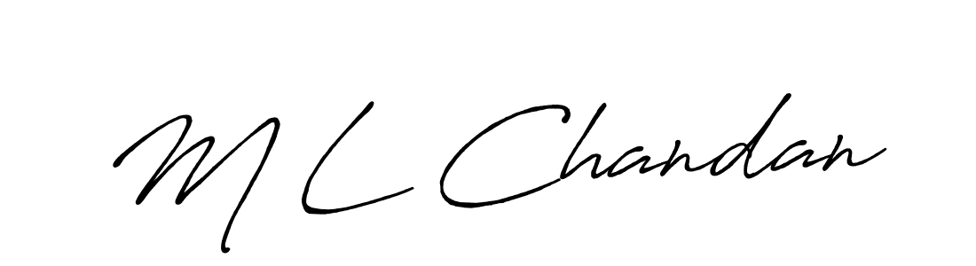 Best and Professional Signature Style for M L Chandan. Antro_Vectra_Bolder Best Signature Style Collection. M L Chandan signature style 7 images and pictures png