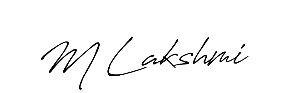 Once you've used our free online signature maker to create your best signature Antro_Vectra_Bolder style, it's time to enjoy all of the benefits that M Lakshmi name signing documents. M Lakshmi signature style 7 images and pictures png