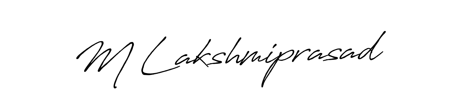 M Lakshmiprasad stylish signature style. Best Handwritten Sign (Antro_Vectra_Bolder) for my name. Handwritten Signature Collection Ideas for my name M Lakshmiprasad. M Lakshmiprasad signature style 7 images and pictures png