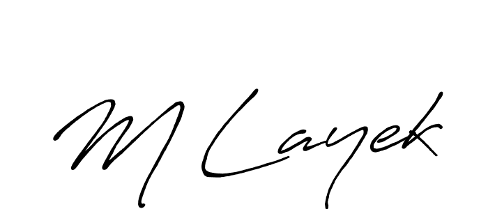 Also You can easily find your signature by using the search form. We will create M Layek name handwritten signature images for you free of cost using Antro_Vectra_Bolder sign style. M Layek signature style 7 images and pictures png