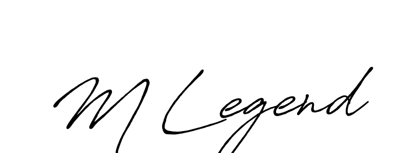 M Legend stylish signature style. Best Handwritten Sign (Antro_Vectra_Bolder) for my name. Handwritten Signature Collection Ideas for my name M Legend. M Legend signature style 7 images and pictures png