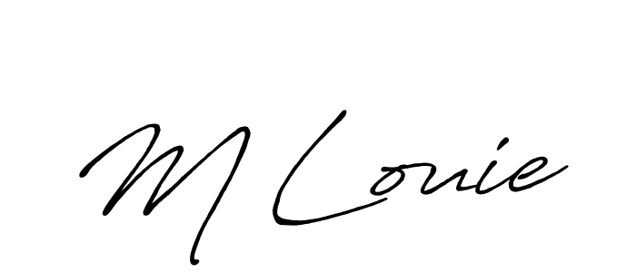 How to Draw M Louie signature style? Antro_Vectra_Bolder is a latest design signature styles for name M Louie. M Louie signature style 7 images and pictures png