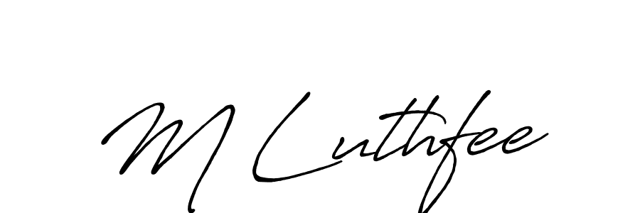 Here are the top 10 professional signature styles for the name M Luthfee. These are the best autograph styles you can use for your name. M Luthfee signature style 7 images and pictures png