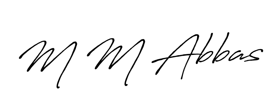 if you are searching for the best signature style for your name M M Abbas. so please give up your signature search. here we have designed multiple signature styles  using Antro_Vectra_Bolder. M M Abbas signature style 7 images and pictures png