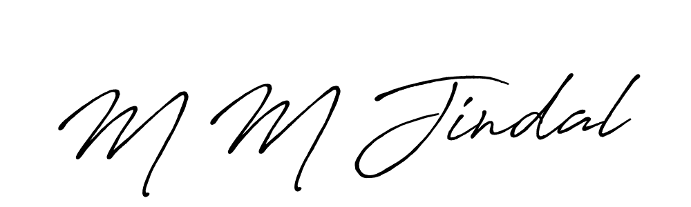 You should practise on your own different ways (Antro_Vectra_Bolder) to write your name (M M Jindal) in signature. don't let someone else do it for you. M M Jindal signature style 7 images and pictures png