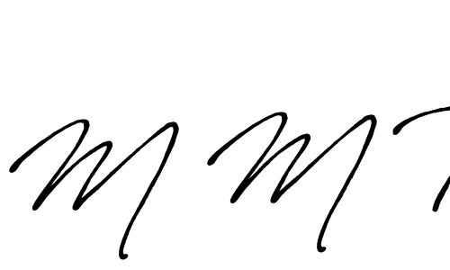 Antro_Vectra_Bolder is a professional signature style that is perfect for those who want to add a touch of class to their signature. It is also a great choice for those who want to make their signature more unique. Get M M R name to fancy signature for free. M M R signature style 7 images and pictures png