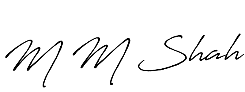 Here are the top 10 professional signature styles for the name M M Shah. These are the best autograph styles you can use for your name. M M Shah signature style 7 images and pictures png