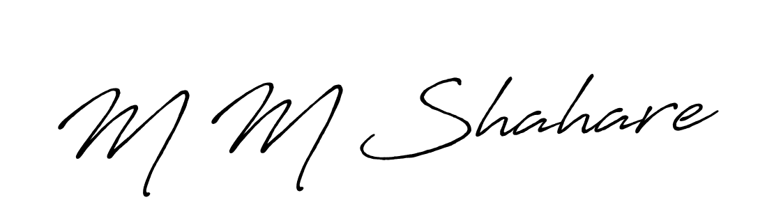 Make a short M M Shahare signature style. Manage your documents anywhere anytime using Antro_Vectra_Bolder. Create and add eSignatures, submit forms, share and send files easily. M M Shahare signature style 7 images and pictures png