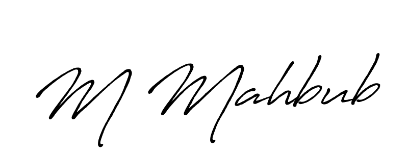 Best and Professional Signature Style for M Mahbub. Antro_Vectra_Bolder Best Signature Style Collection. M Mahbub signature style 7 images and pictures png