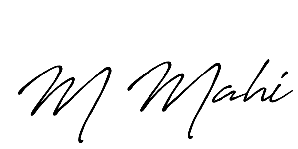 if you are searching for the best signature style for your name M Mahi. so please give up your signature search. here we have designed multiple signature styles  using Antro_Vectra_Bolder. M Mahi signature style 7 images and pictures png